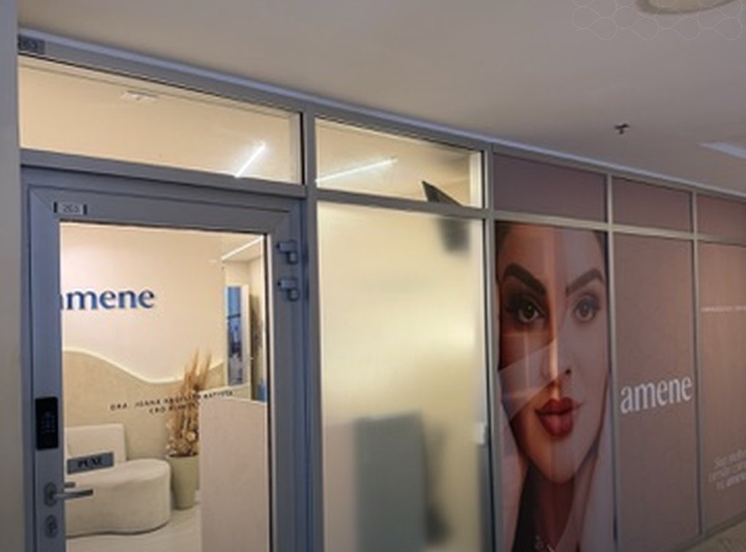 Fachada da Clínica Amene no Union Mall, Barra da Tijuca